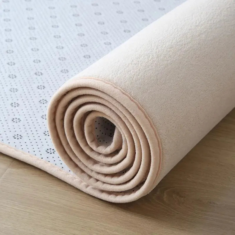 Tapis rond en velours