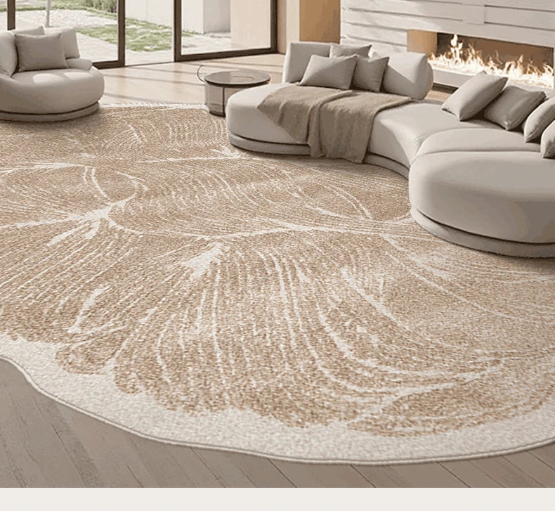 Tapis imitation feuille