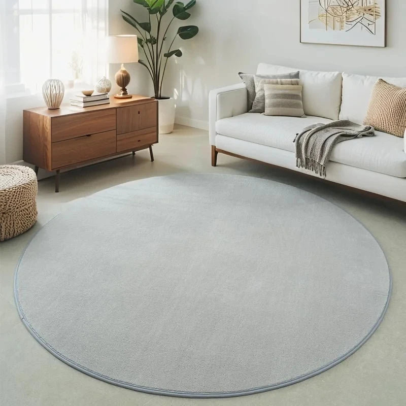 Tapis rond en velours